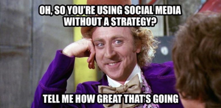 Willy Wonka stratégie marketing social media facebook twitter pour petites entreprises